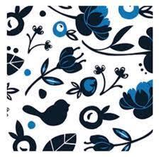 Bluebirds Cocktail Napkins - Nora Fleming