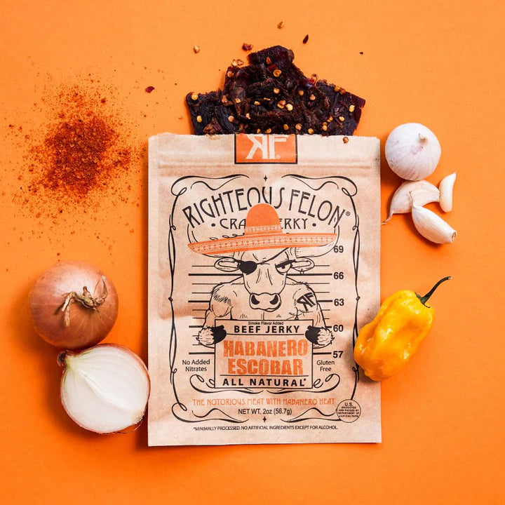 Habanero Escobar Jerky - Righteous Felon Craft Jerky