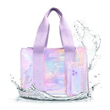 Soap Bubble Beach Tote Shoulder Bag-Iridescent