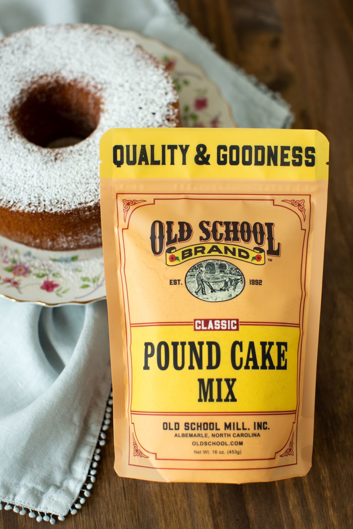 Classic Pound Cake Mix (16 OZ) - Old School Mill