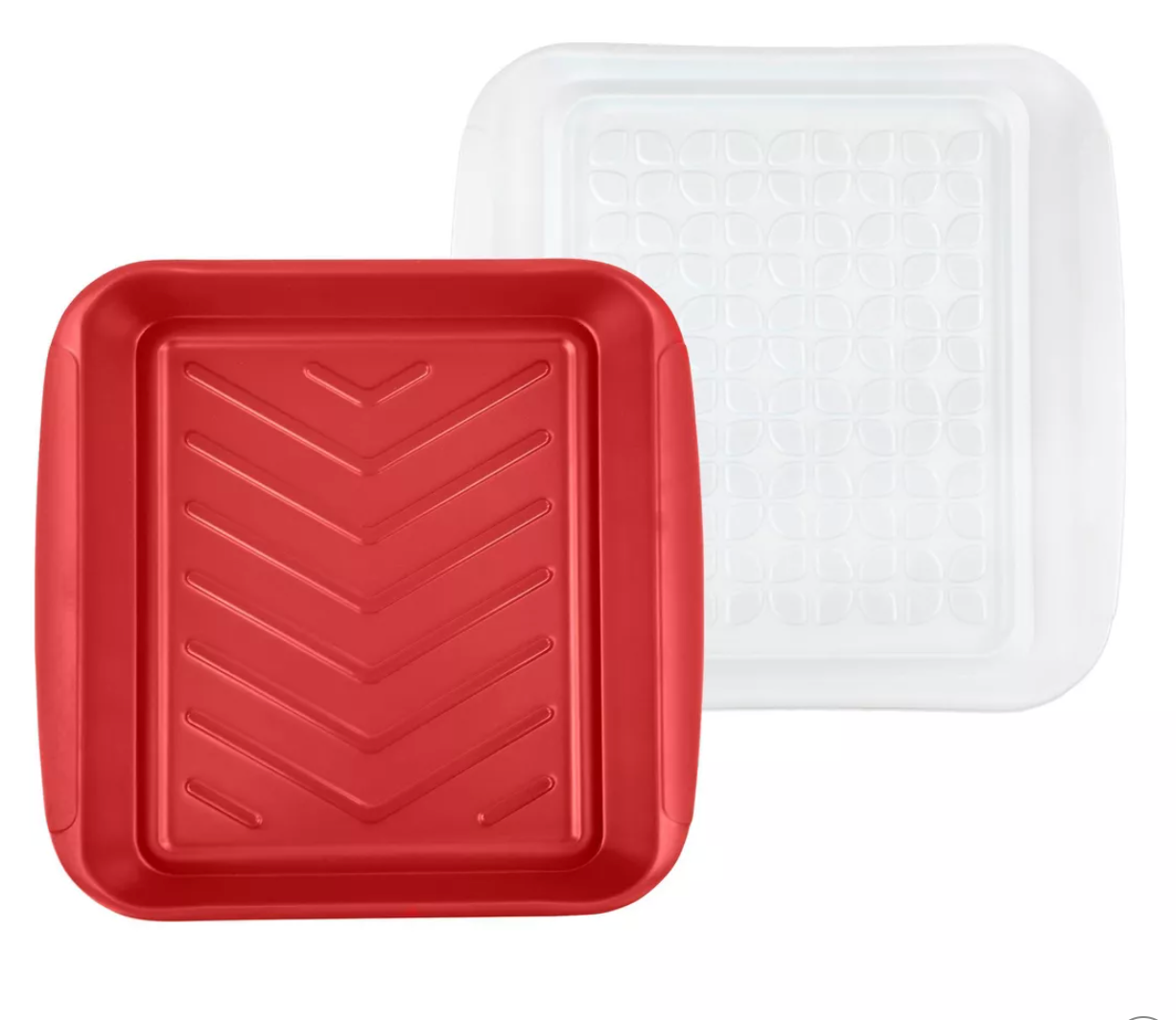 White Marinating Pan