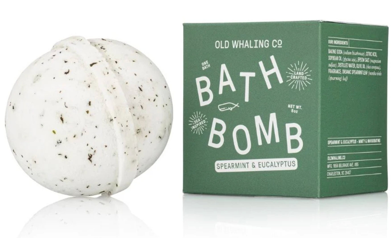 Spearmint & Eucalyptus Bath Bomb - Old Whaling Co.