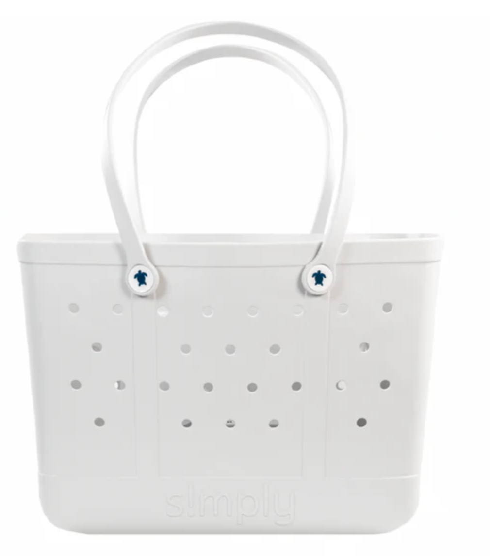 Large Cloud Grey Simply Tote - Simply Southern
