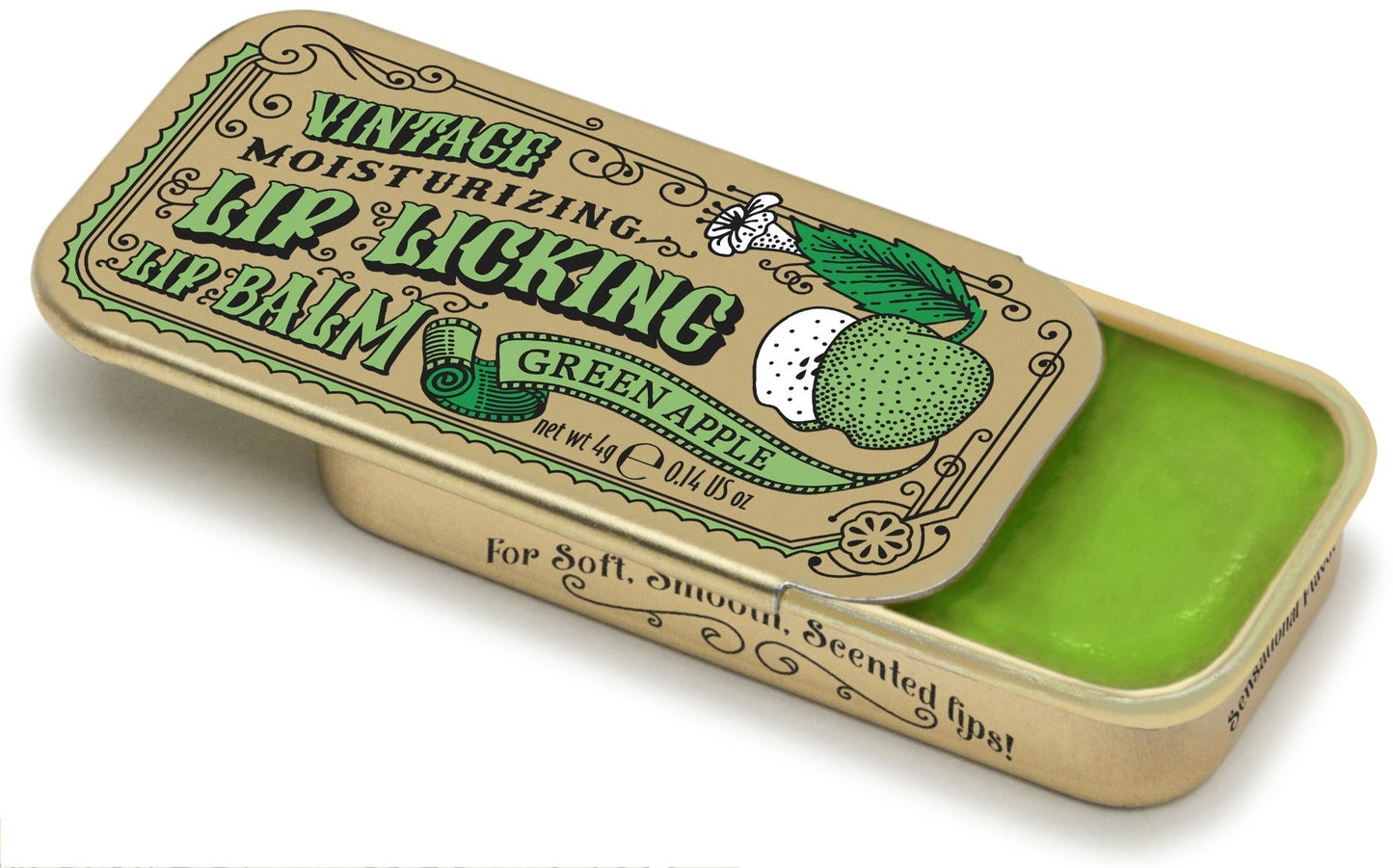 Green Apple Lip Licking Flavored Lip Balm - TINte Cosmetics
