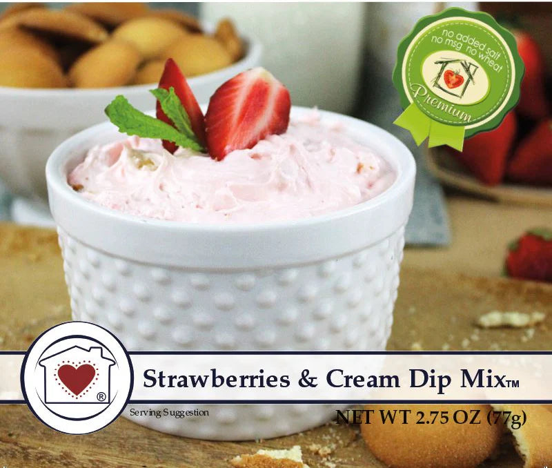 Strawberries & Cream Dip Mix - Country Home Creations