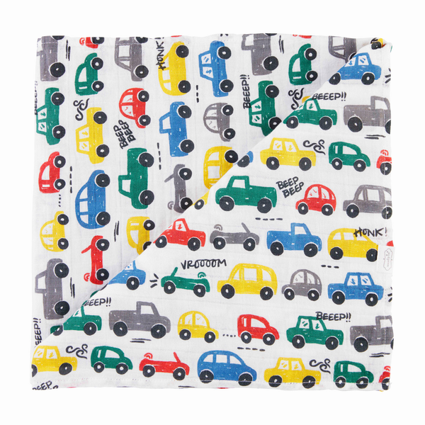 Car Swaddle Blanket - mudpie