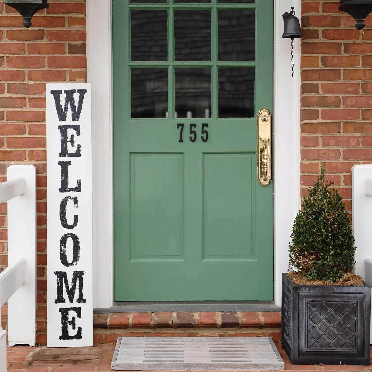 White Welcome Board - Glory Haus