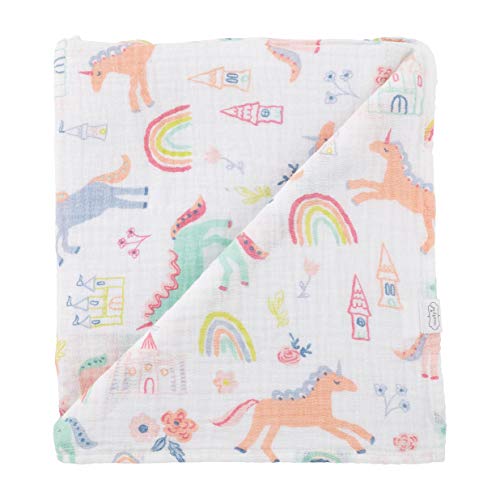 Unicorn Swaddle Blanket - mudpie
