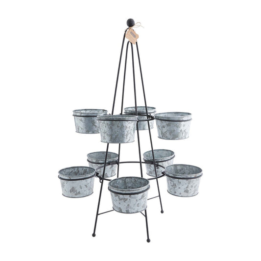 Tin Bucket Snack and Utensil Stand - mudpie