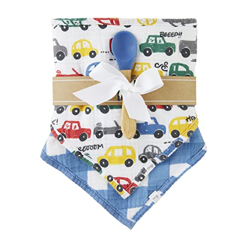 Car Bib and Spoon Set - mudpie