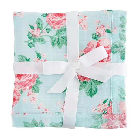 Floral Receiving Blanket - mudpie