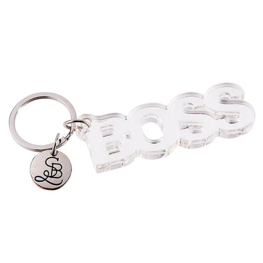 "BOSS" Acrylic Key Tag - Santa Barbara Design Studio