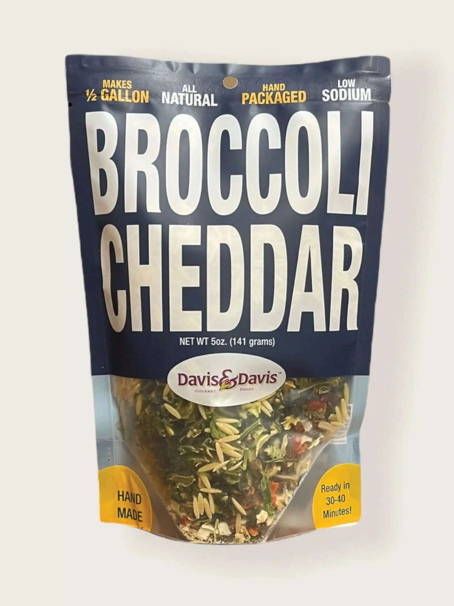 Broccoli Cheddar Soup Mix (NET WT 5 OZ) - Davis & Davis Gourmet Foods
