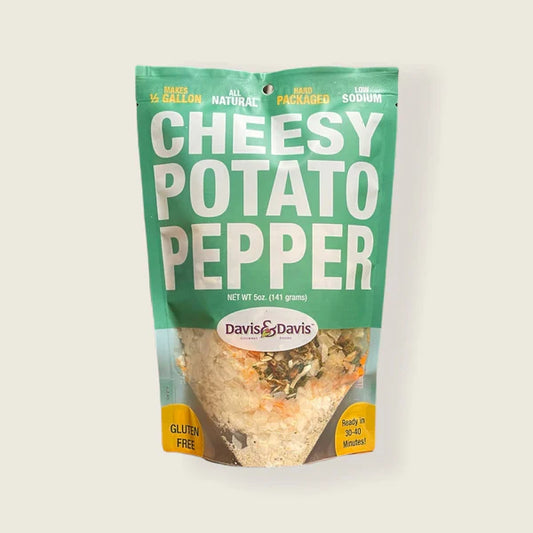 Cheesy Potato Pepper Bountiful Bowl Soup Mix (NET WT 5 OZ) - Davis & Davis Gourmet Foods