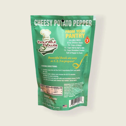 Cheesy Potato Pepper Bountiful Bowl Soup Mix (NET WT 5 OZ) - Davis & Davis Gourmet Foods