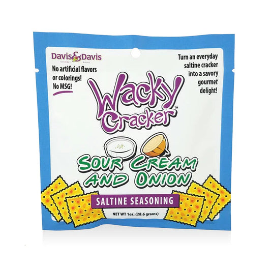 Wacky Cracker Sour Cream & Onion Seasoning Blend (1 OZ) - Davis & Davis Gourmet Foods