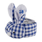 Blue Gingham Boo-Bunnies - Stephan Baby