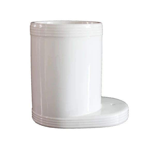 Pinstripes Utensil Crock (White) - Nora Fleming