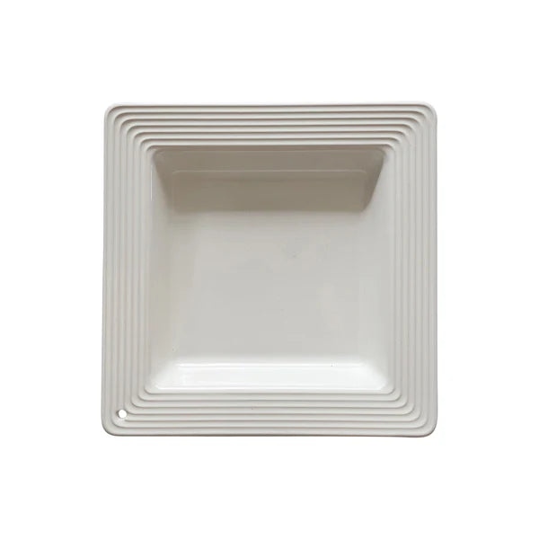 Pinstripes Candy / Napkin Holder (White) - Nora Fleming