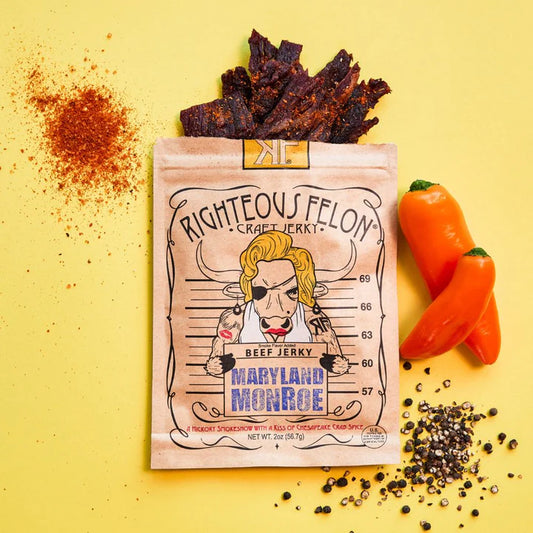 Maryland Monroe Jerky - Righteous Felon Craft Jerky