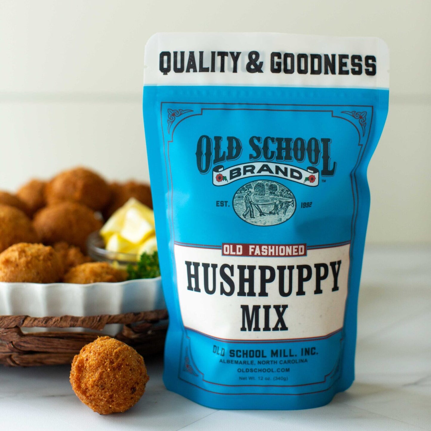 Hushpuppy Mix (12 OZ) - Old School Mill