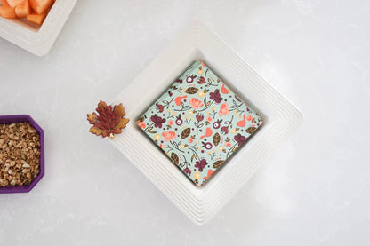 Pinstripes Candy / Napkin Holder (White) - Nora Fleming