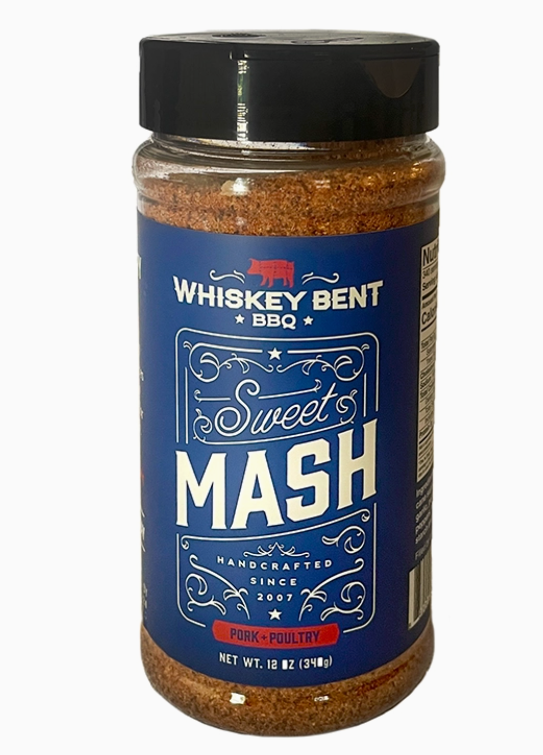 The Sweet Mash - Pork and Poultry Rub - Whiskey Bent BBQ