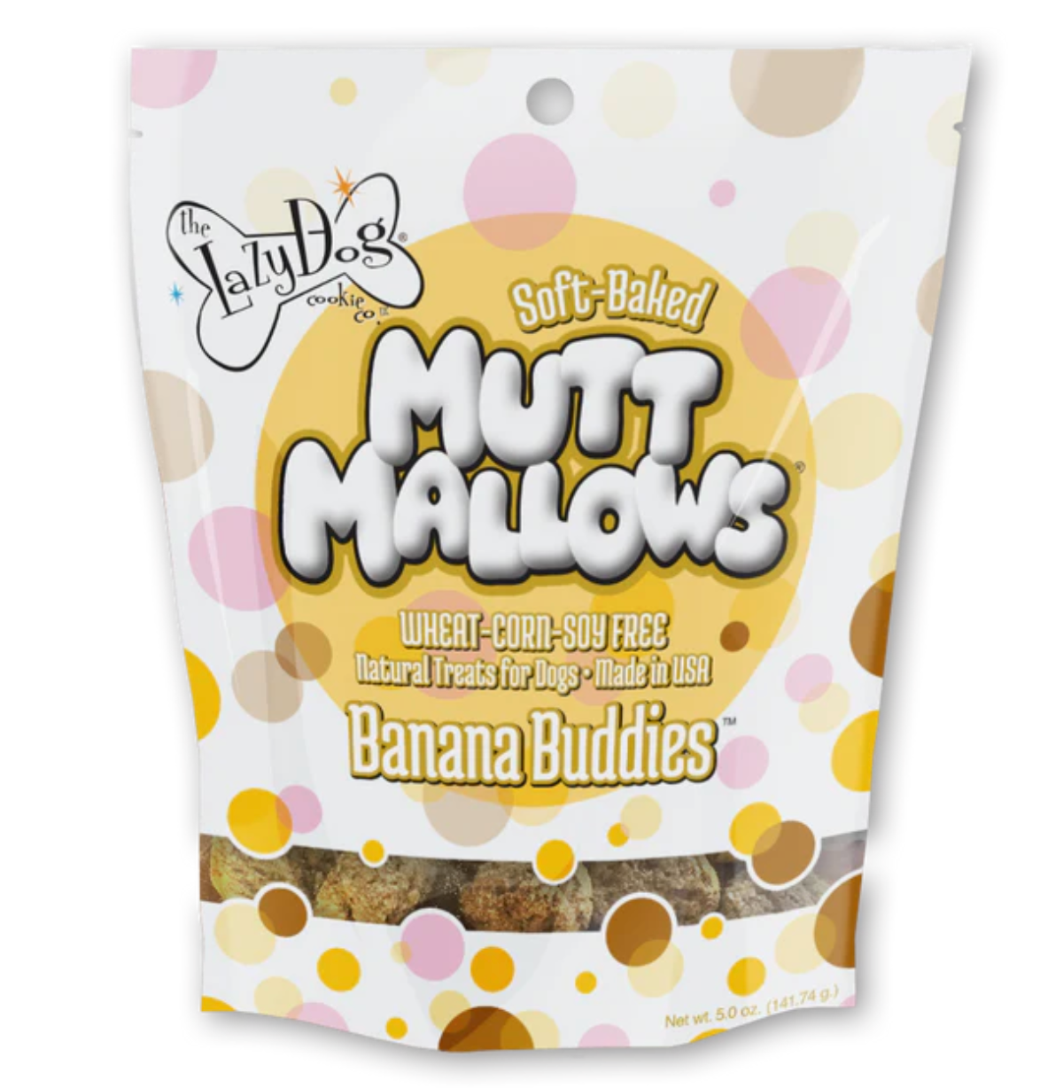 Banana Buddies - Mutt Mallows - The Lazy Dog Cookie Co.