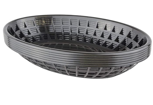 Black Set of 6 Food Basket - Bear Paw Products