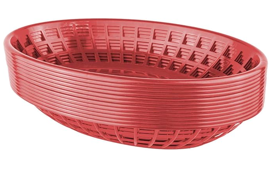 Red Set of 6 Food Basket - Bear Paw Products
