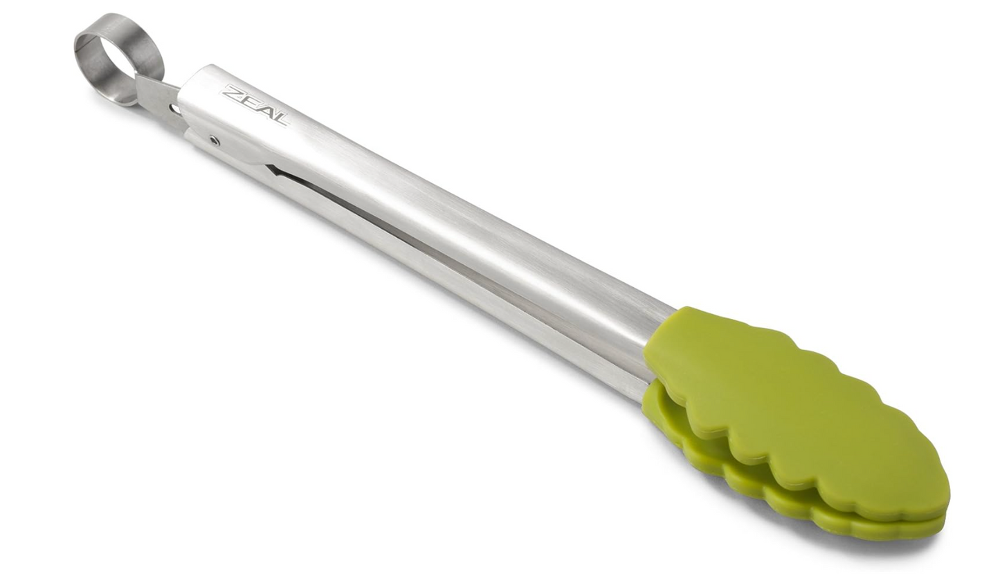 Green Silicone Cooking Tongs - Zeal