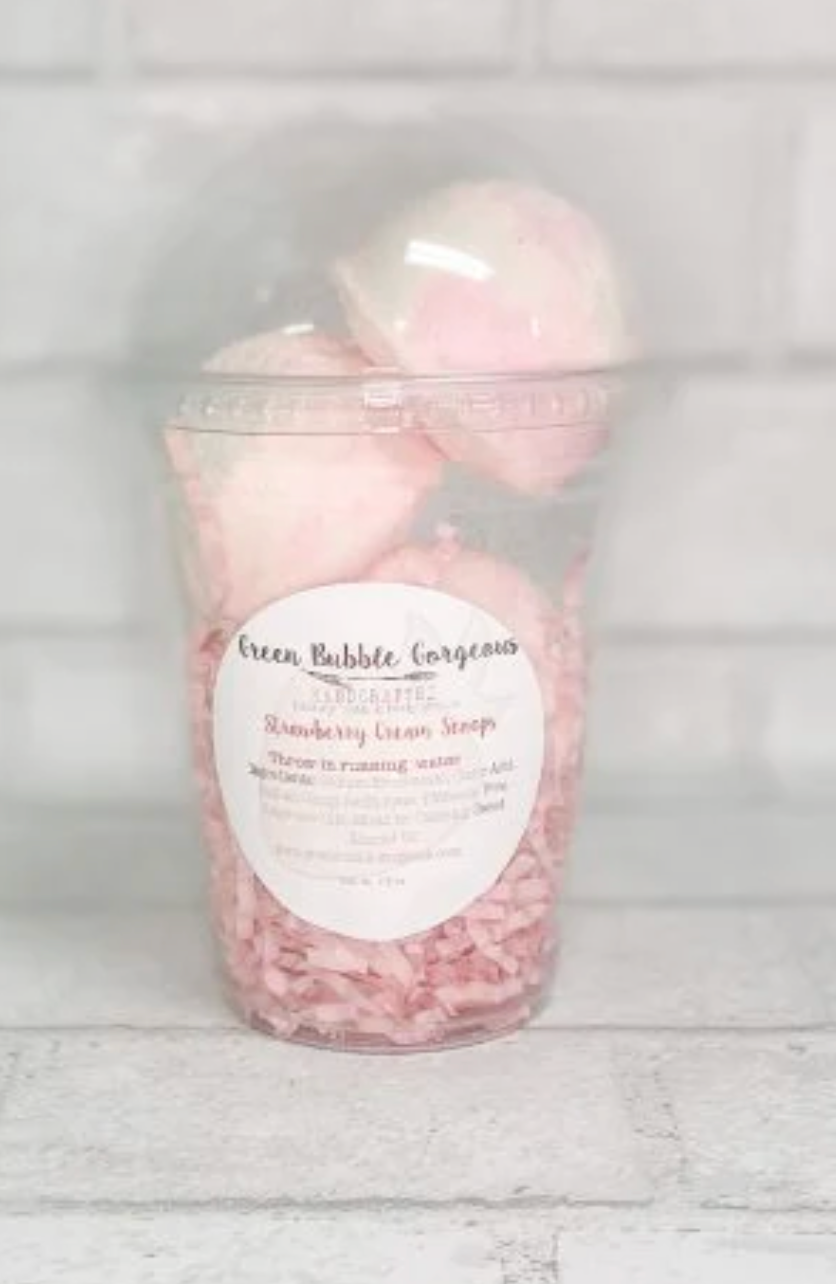 Strawberry Cream Scoops - Green Bubble Gorgeous