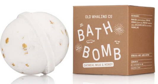 Oatmeal Milk & Honey Bath Bomb - Old Whaling Co.