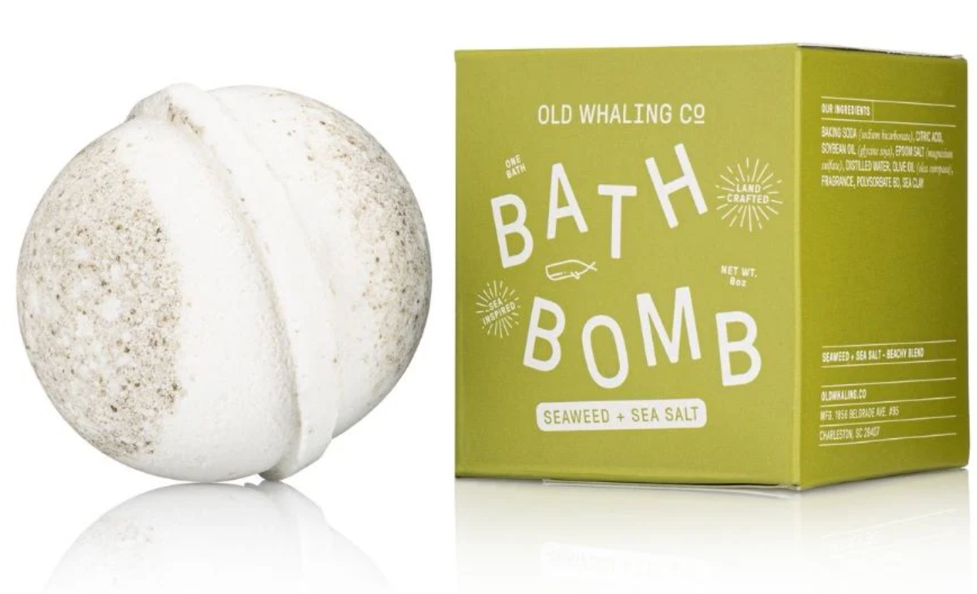 Seaweed & Sea Salt Bath Bomb - Old Whaling Co.