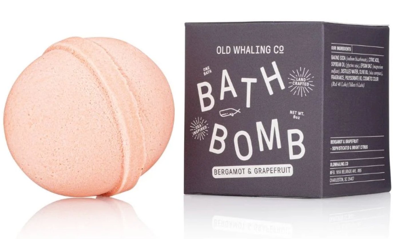 Bergamot & Grapefruit Bath Bomb - Old Whaling Co.