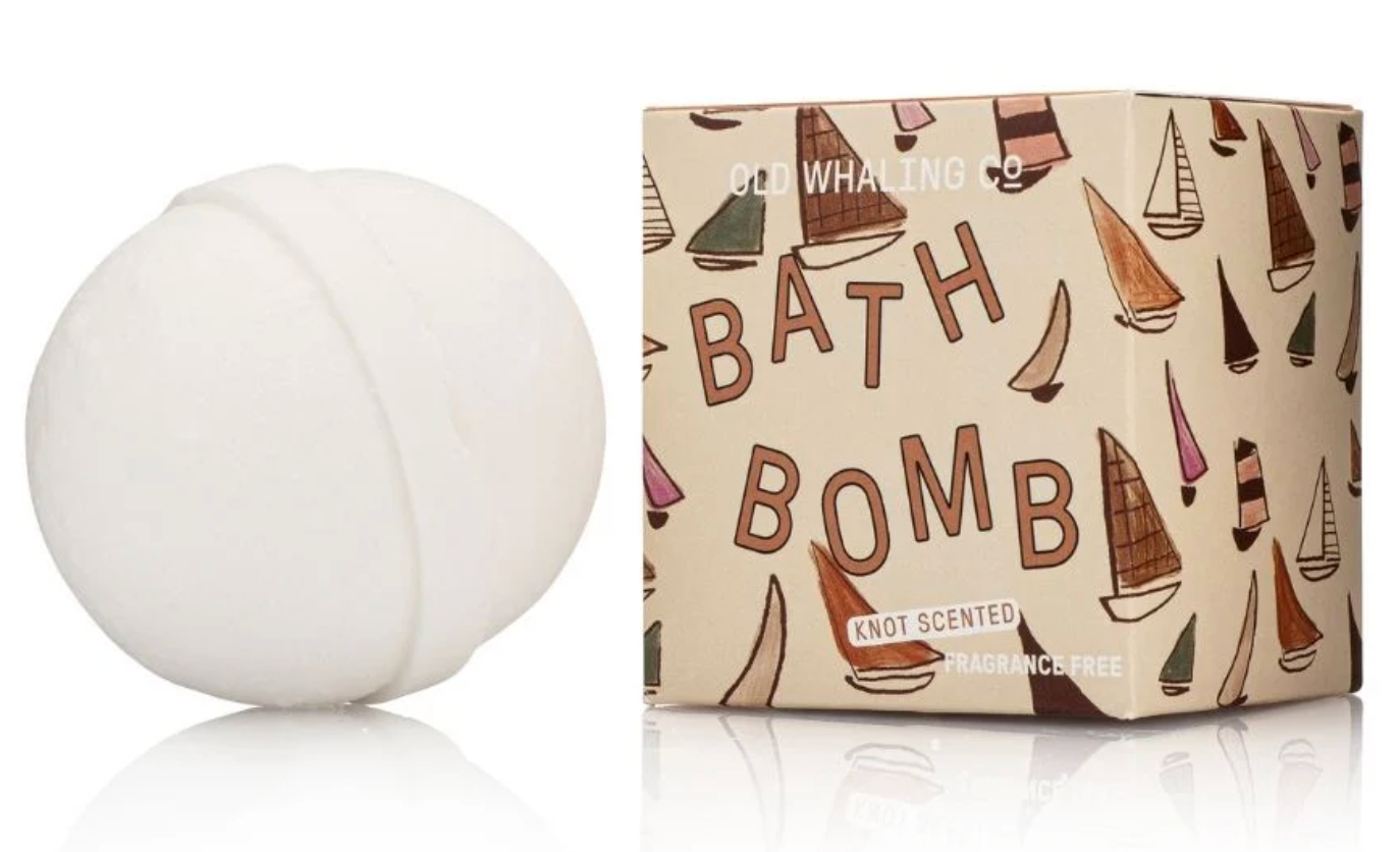 Knot Scented (Fragrance Free) Bath Bomb - Old Whaling Co.