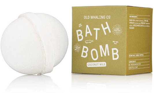 Coconut Milk Bath Bomb - Old Whaling Co.