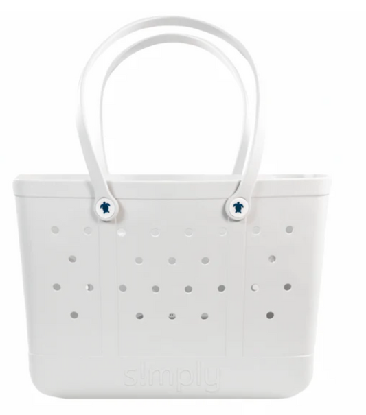 Large Cloud Grey Simply Tote - Simply Southern