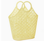 Yellow Atomic Basket Tote Jelly Bag - Sun Jellies