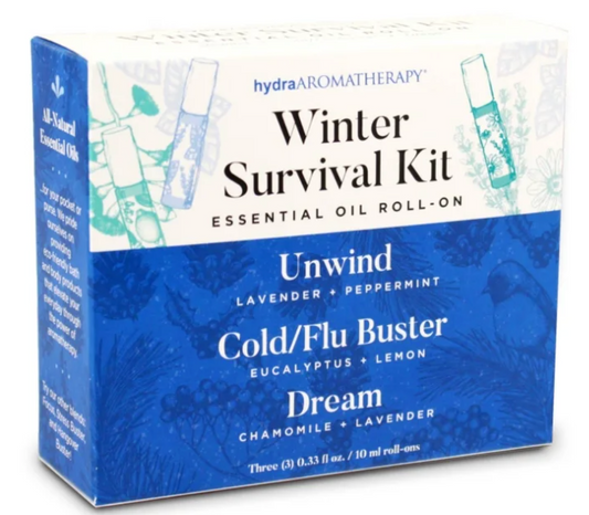 Essential Oil Roll-On Winter Survival Kit - Hydra Aromatherapy