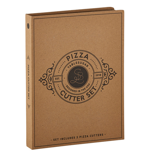 Pizza Cutter Set Book Box - Santa Barbara Design Studio