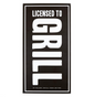 Licensed to Grill - Black BBQ Tools Book Box - Santa Barbara Design Studio