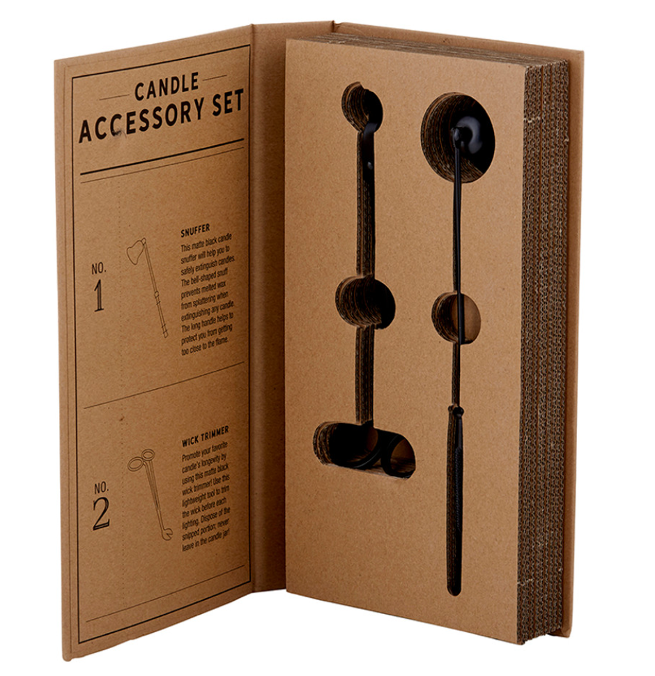 Candle Accessory Set Book Box - Santa Barbara Design Studio