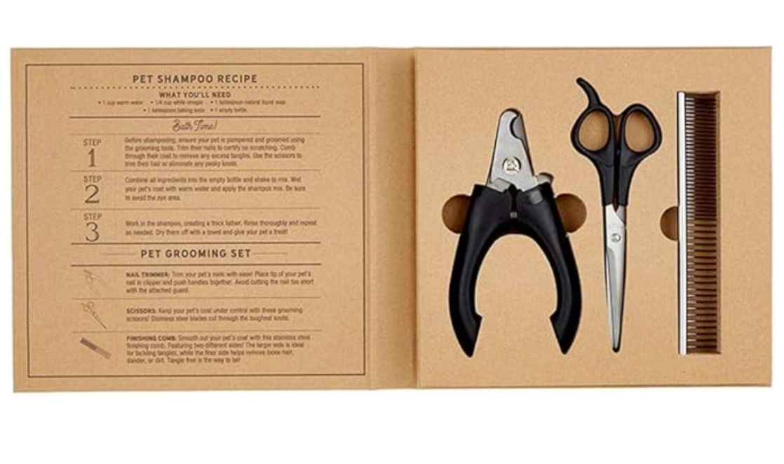 Dog Essentials Grooming Book Box - Santa Barbara Design Studio