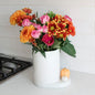 Pinstripes Utensil Crock (White) - Nora Fleming