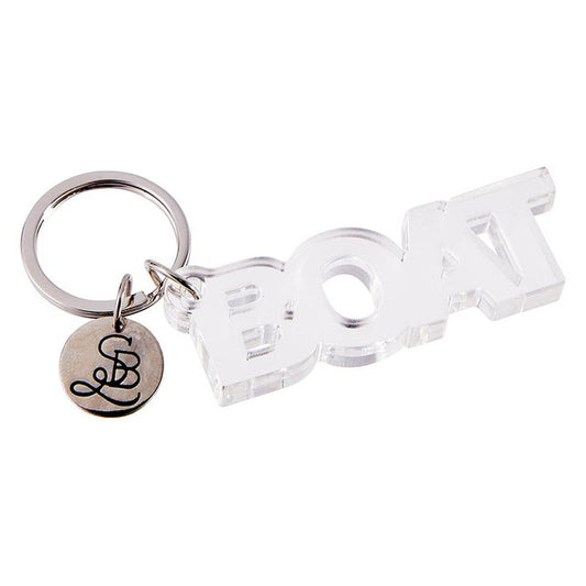 "BOAT" Acrylic Key Tag - Santa Barbara Design Studio
