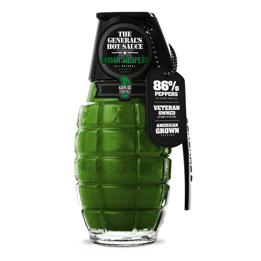 Hooah Jalapeno Hot Sauce (6 OZ) -The General's Hot Sauce