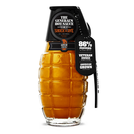 Shock and Awe Hot Sauce (6 OZ)- The General's Hot Sauce -