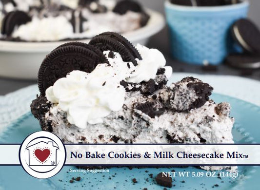 No-Bake Cookies & Milk Cheesecake Mix - Country Home Creations