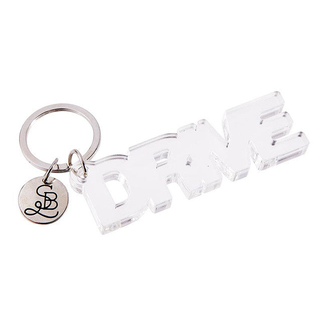 "DRIVE" Acrylic Key Tag - Santa Barbara Design Studio